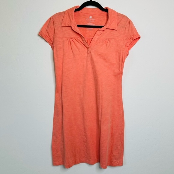 Banana Republic Factory Organic Cotton Lightweight T-shirt Polo Mini Dress - Picture 1 of 7
